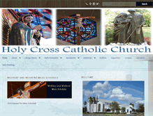 Tablet Screenshot of holycrossorlando.org
